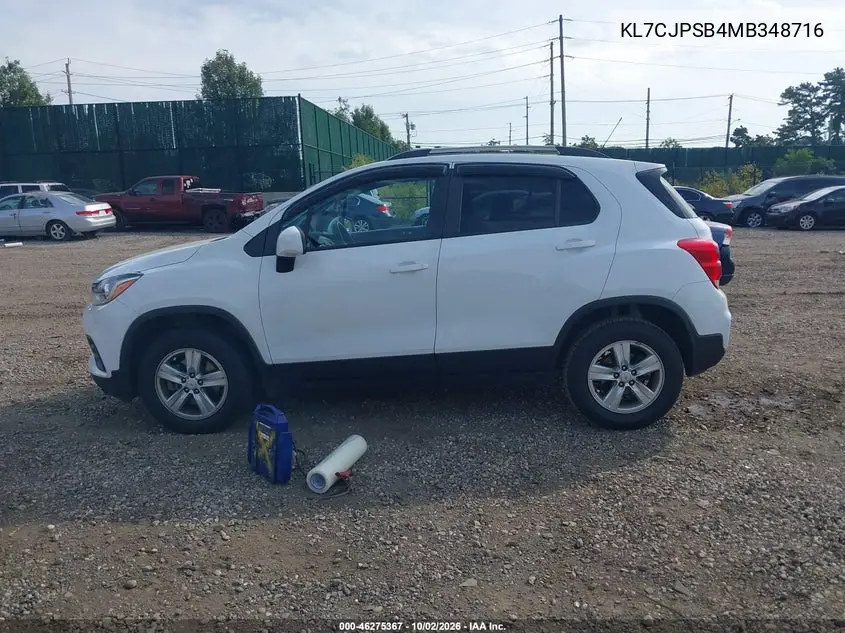 2021 CHEVROLET TRAX VIN KL7CJPSB4MB348716 — фото 14