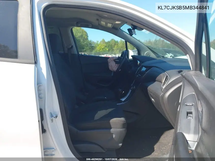 2021 CHEVROLET TRAX VIN KL7CJKSB5MB344841 — фото 5