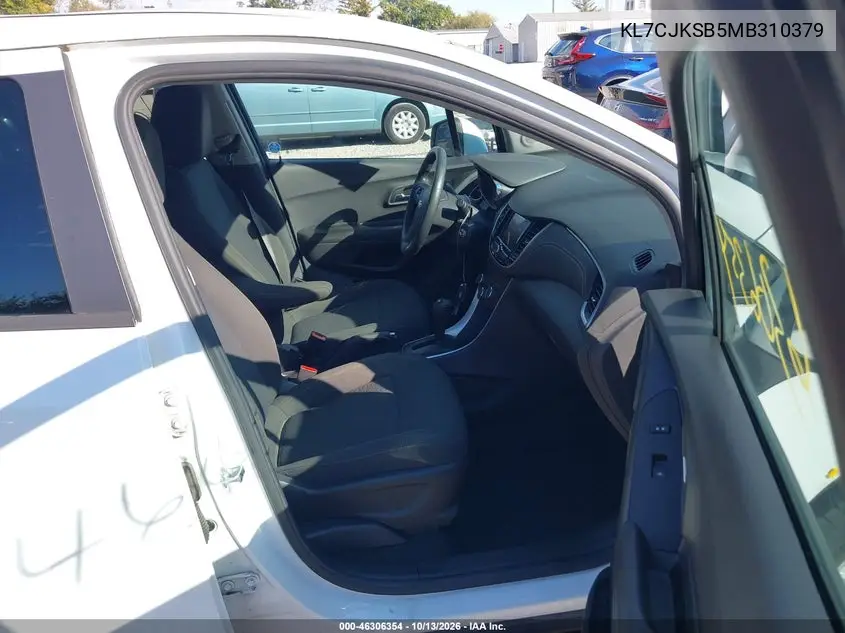 2021 CHEVROLET TRAX VIN KL7CJKSB5MB310379 — фото 5