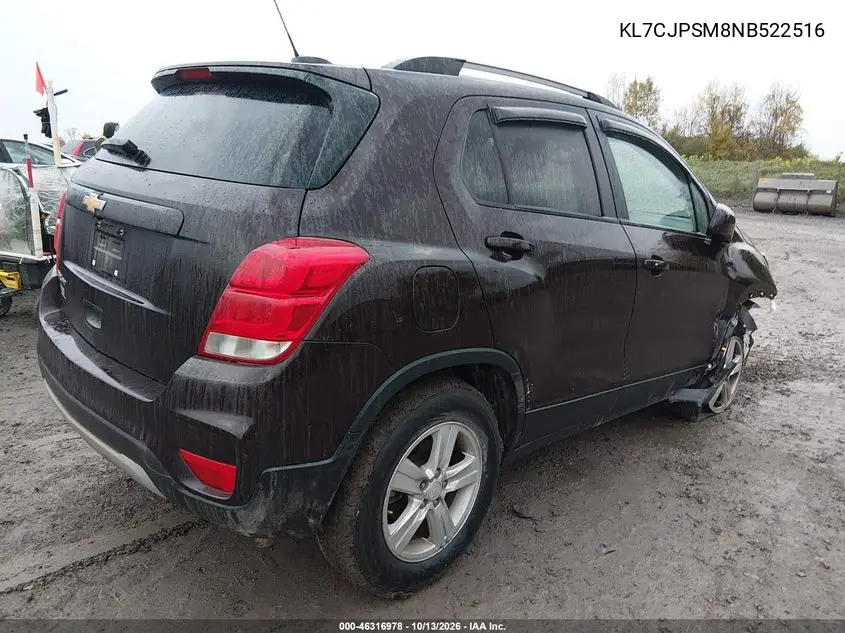 2022 CHEVROLET TRAX VIN KL7CJPSM8NB522516 — фото 4