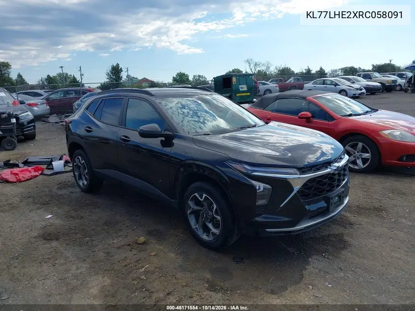 CHEVROLET TRAX 2024, VIN KL77LHE2XRC058091
