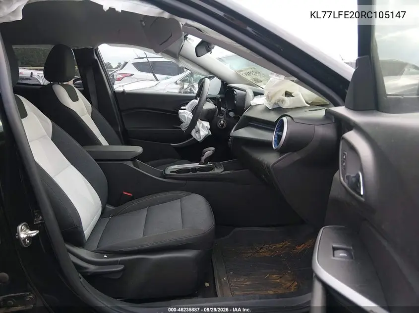 2024 CHEVROLET TRAX VIN KL77LFE20RC105147 — фото 5