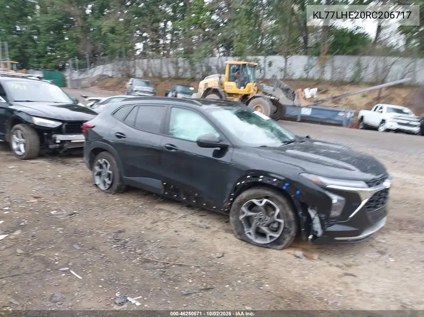 CHEVROLET TRAX 2024, VIN KL77LHE20RC206717