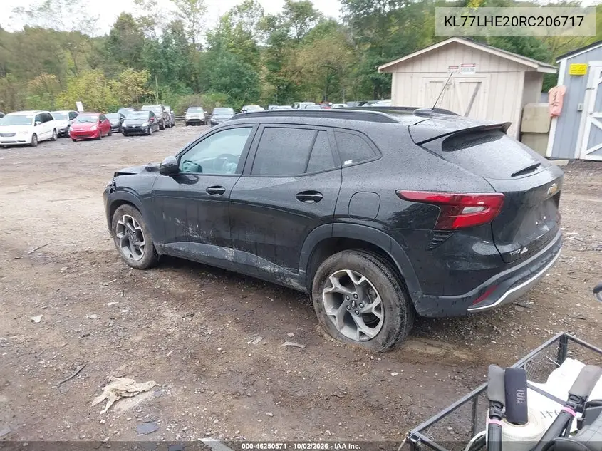 2024 CHEVROLET TRAX VIN KL77LHE20RC206717 — фото 3