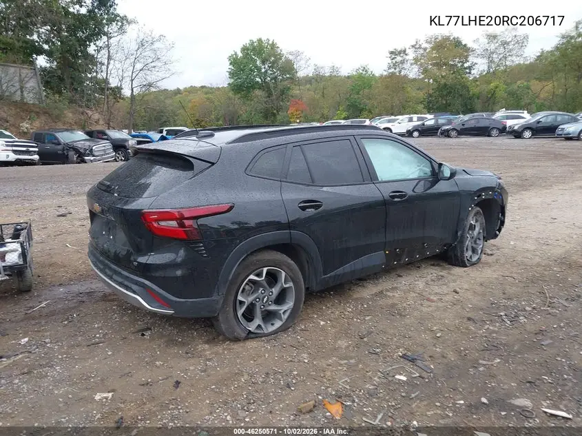 2024 CHEVROLET TRAX VIN KL77LHE20RC206717 — фото 4
