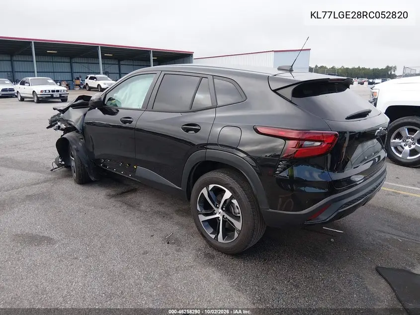 2024 CHEVROLET TRAX VIN KL77LGE28RC052820 — фото 3