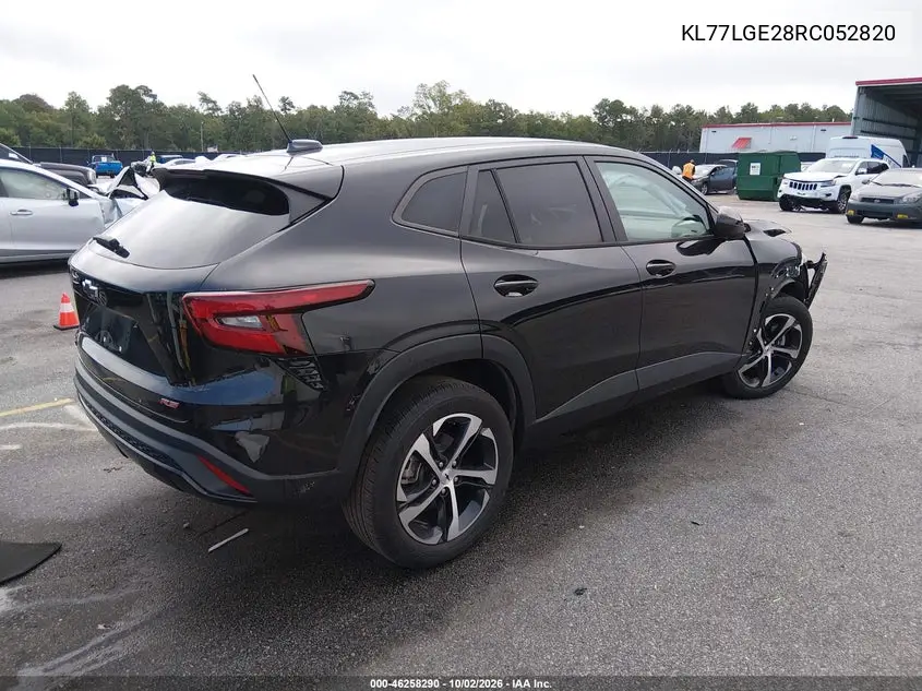 2024 CHEVROLET TRAX VIN KL77LGE28RC052820 — фото 4