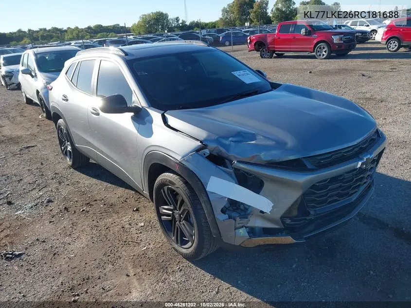 CHEVROLET TRAX 2024, VIN KL77LKE26RC181688