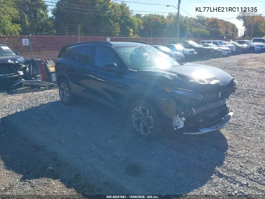 CHEVROLET TRAX 2024, VIN KL77LHE21RC112135