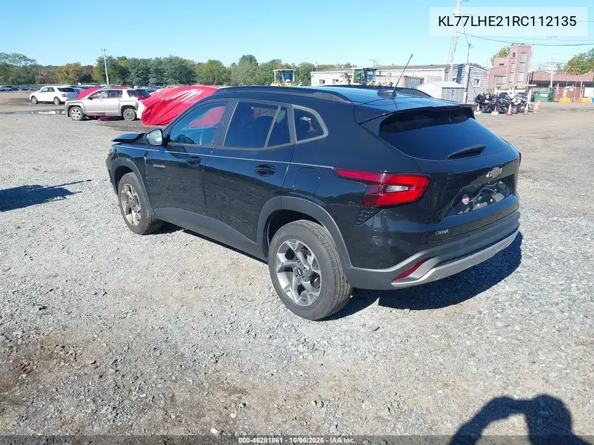2024 CHEVROLET TRAX VIN KL77LHE21RC112135 — фото 3