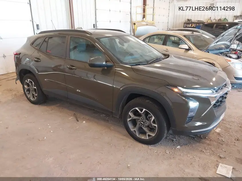 CHEVROLET TRAX 2024, VIN KL77LHE26RC114298