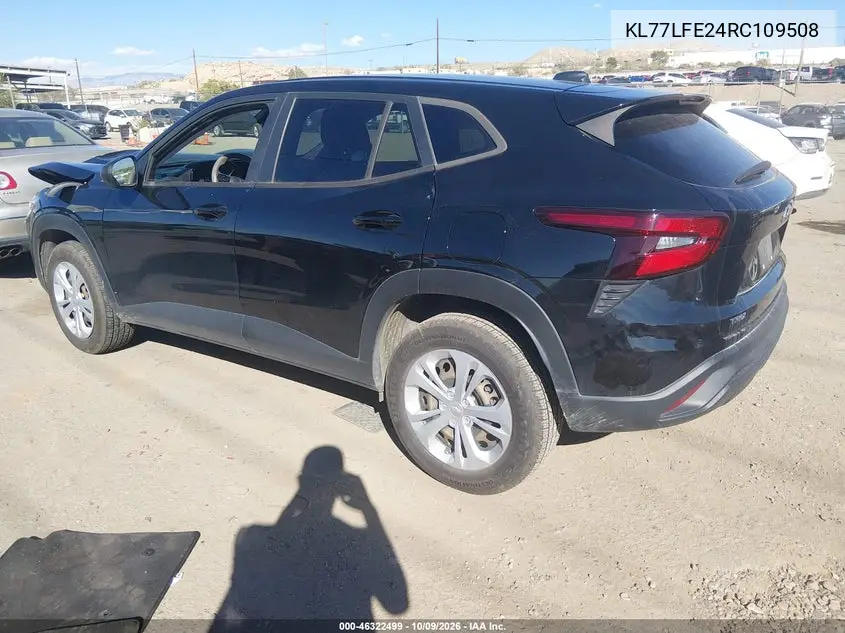 2024 CHEVROLET TRAX VIN KL77LFE24RC109508 — фото 3