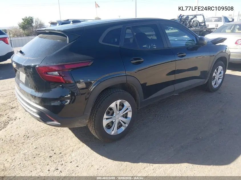 2024 CHEVROLET TRAX VIN KL77LFE24RC109508 — фото 4
