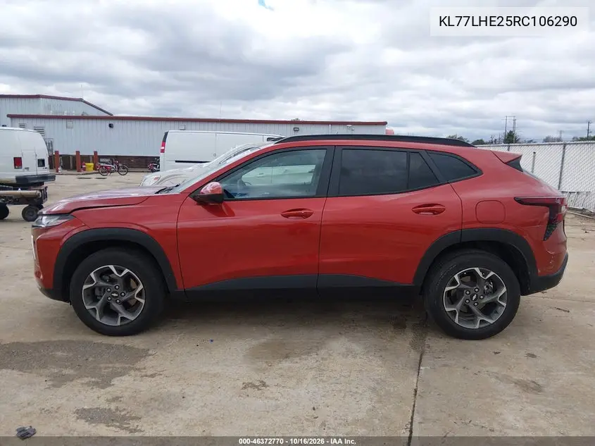 2024 CHEVROLET TRAX VIN KL77LHE25RC106290 — фото 14