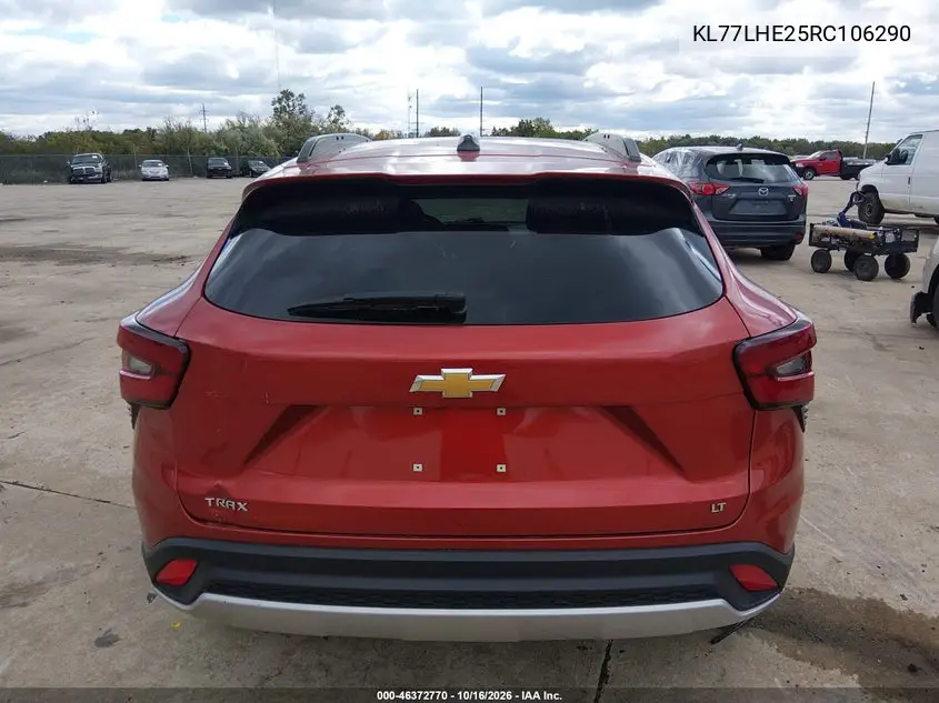 2024 CHEVROLET TRAX VIN KL77LHE25RC106290 — фото 16