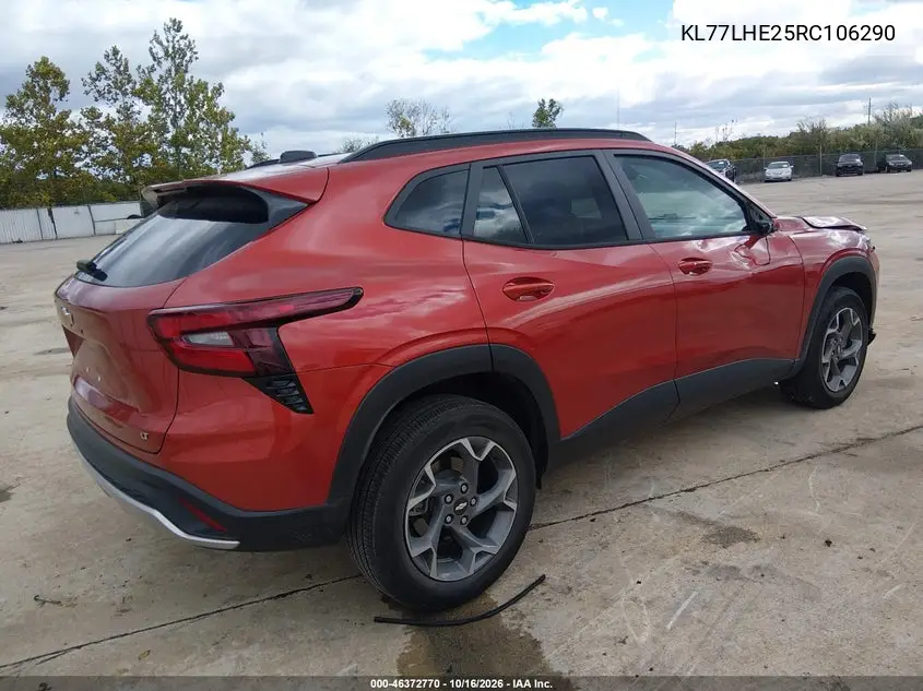 2024 CHEVROLET TRAX VIN KL77LHE25RC106290 — фото 4
