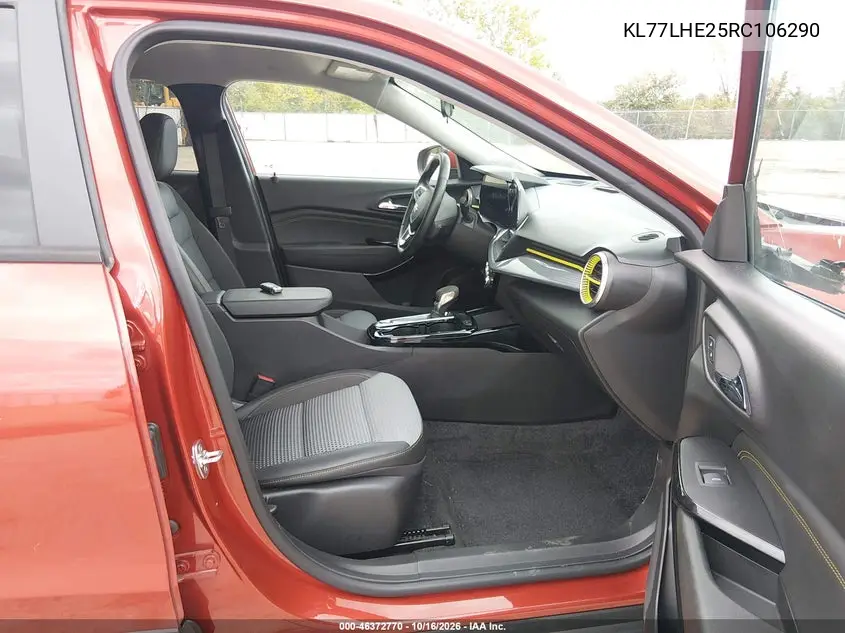 2024 CHEVROLET TRAX VIN KL77LHE25RC106290 — фото 5