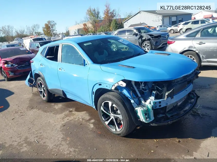 CHEVROLET TRAX 2024, VIN KL77LGE28RC128245