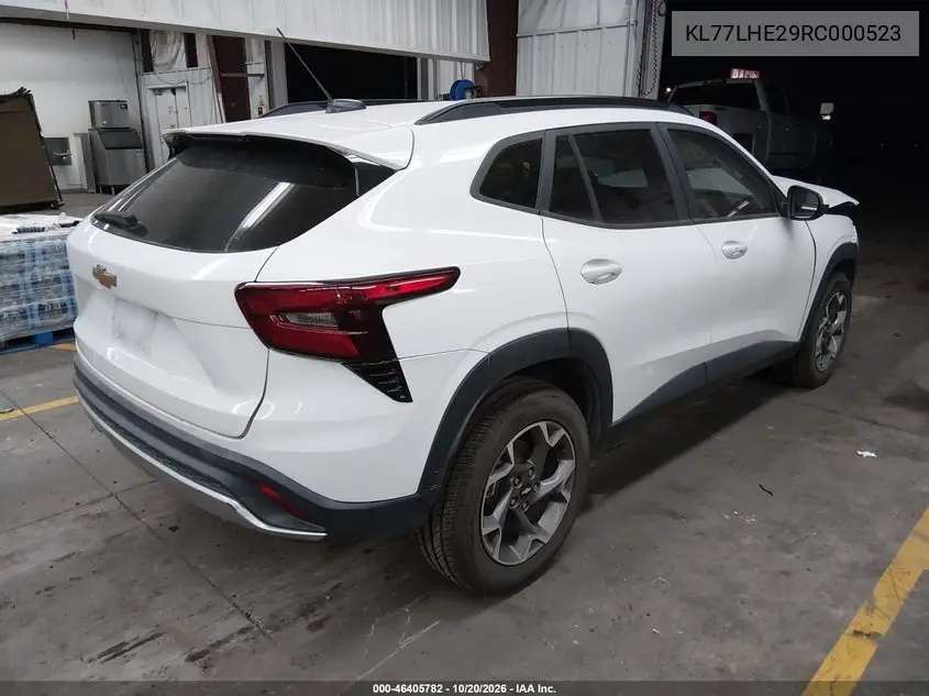 2024 CHEVROLET TRAX VIN KL77LHE29RC000523 — фото 4