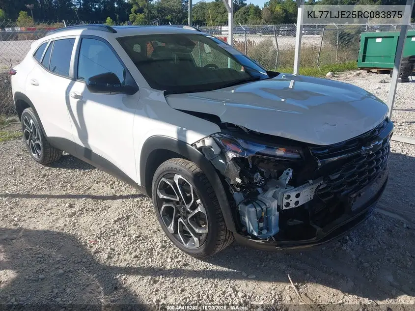 CHEVROLET TRAX 2024, VIN KL77LJE25RC083875