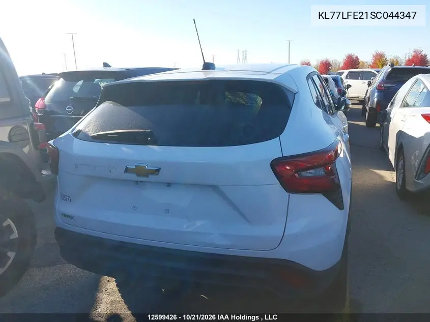 2025 CHEVROLET TRAX VIN KL77LFE21SC044347 — фото 17
