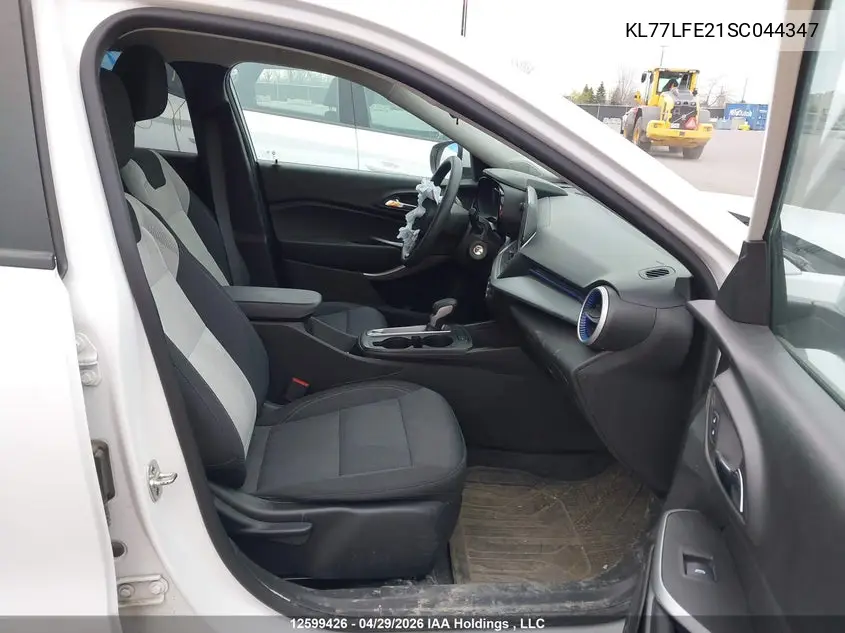 2025 CHEVROLET TRAX VIN KL77LFE21SC044347 — фото 5