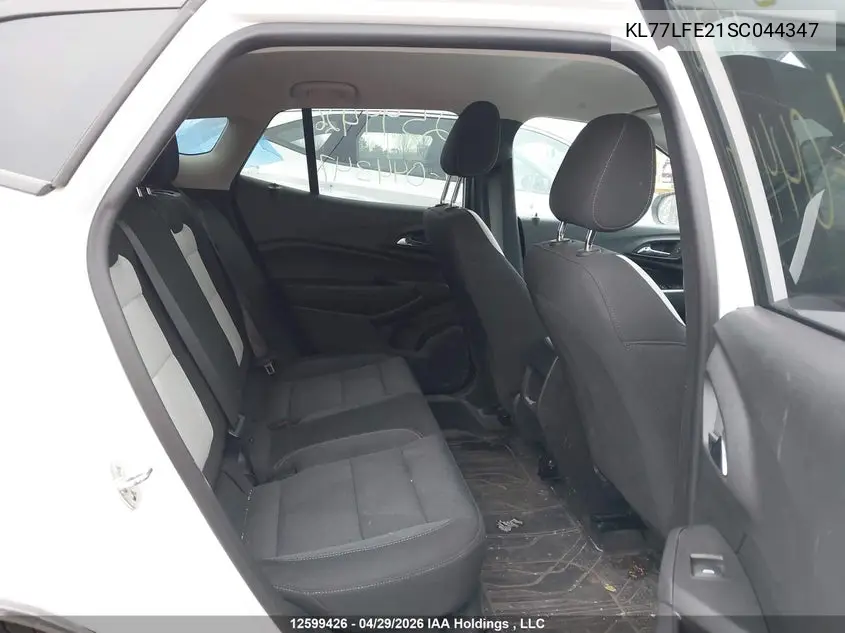 2025 CHEVROLET TRAX VIN KL77LFE21SC044347 — фото 8