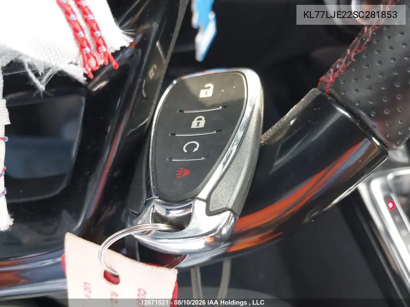 2025 CHEVROLET TRAX VIN KL77LJE22SC281853 — фото 11