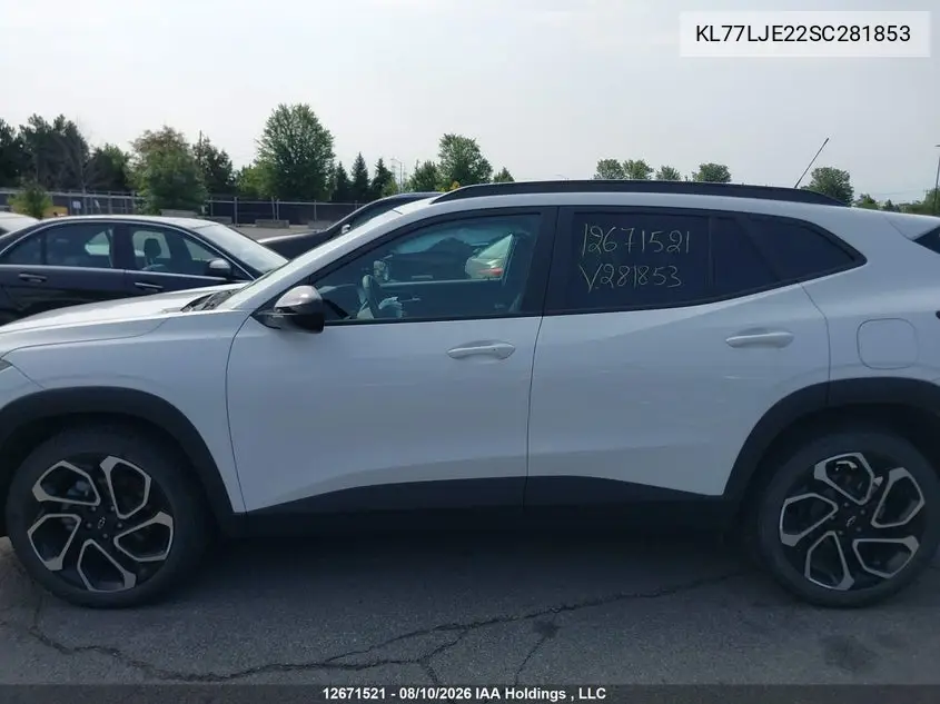 2025 CHEVROLET TRAX VIN KL77LJE22SC281853 — фото 14