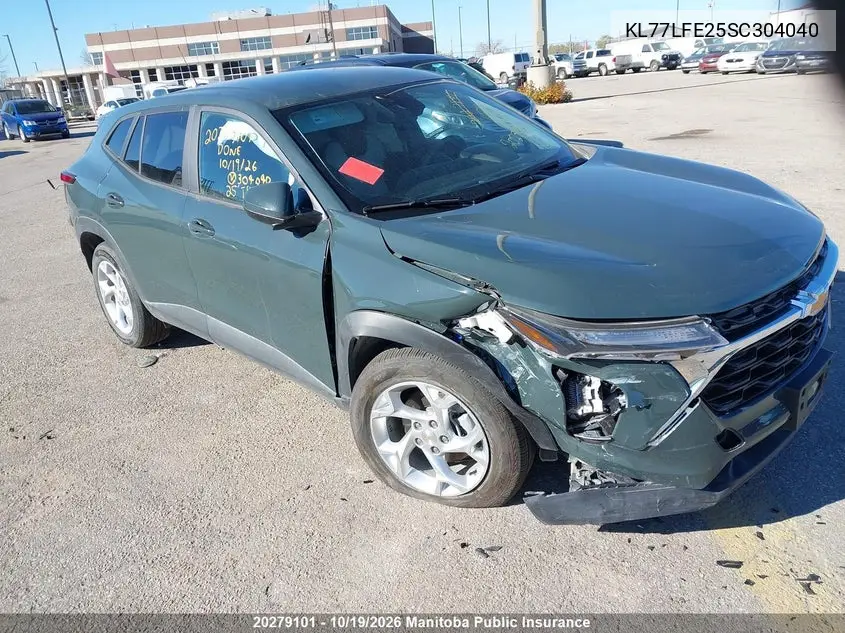 CHEVROLET TRAX 2025, VIN KL77LFE25SC304040