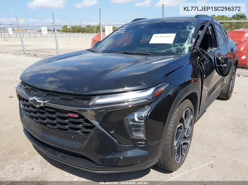 2025 CHEVROLET TRAX VIN KL77LJEP1SC296372 — фото 2
