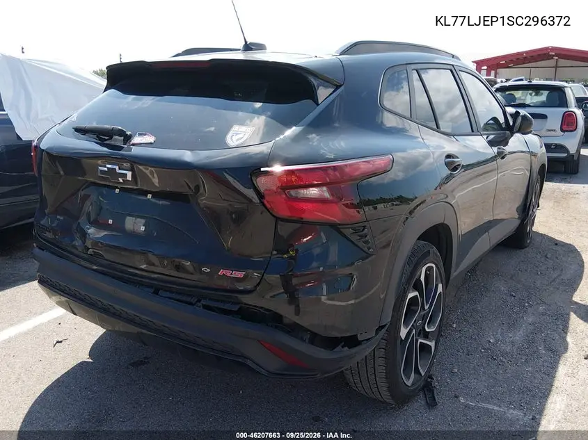 2025 CHEVROLET TRAX VIN KL77LJEP1SC296372 — фото 4
