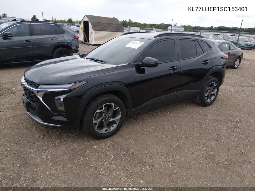 2025 CHEVROLET TRAX VIN KL77LHEP1SC153401 — фото 2