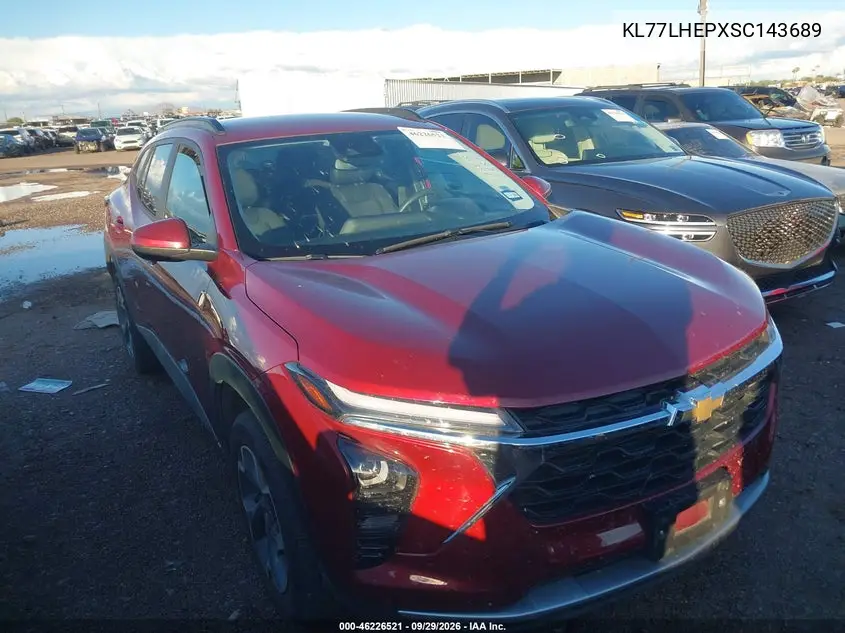 CHEVROLET TRAX 2025, VIN KL77LHEPXSC143689