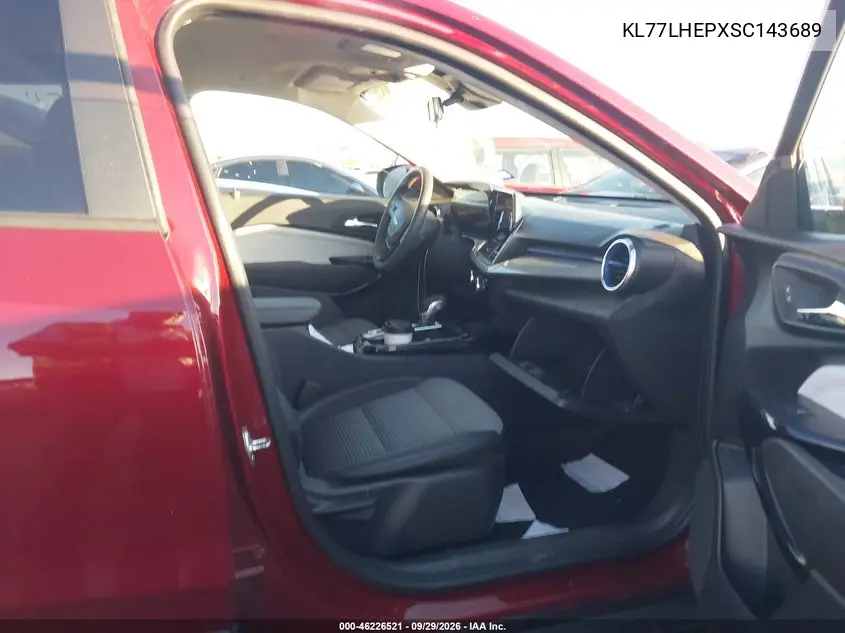 2025 CHEVROLET TRAX VIN KL77LHEPXSC143689 — фото 5