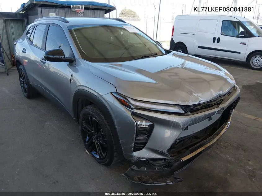 CHEVROLET TRAX 2025, VIN KL77LKEP0SC041881