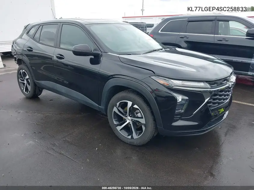 CHEVROLET TRAX 2025, VIN KL77LGEP4SC258833