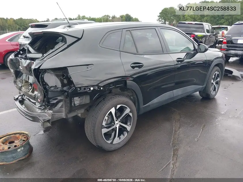 2025 CHEVROLET TRAX VIN KL77LGEP4SC258833 — фото 4