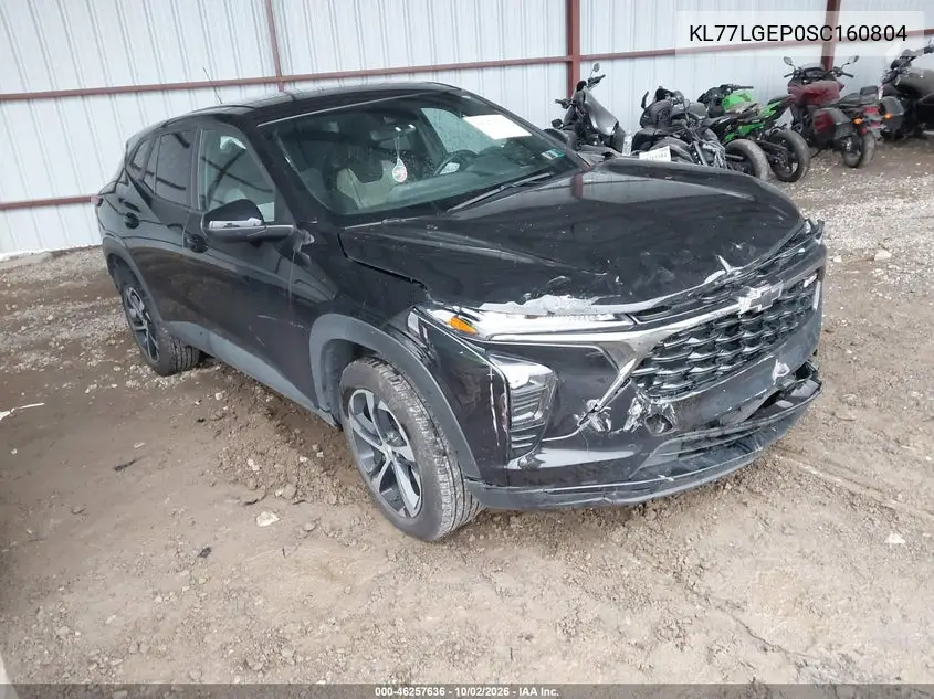 CHEVROLET TRAX 2025, VIN KL77LGEP0SC160804