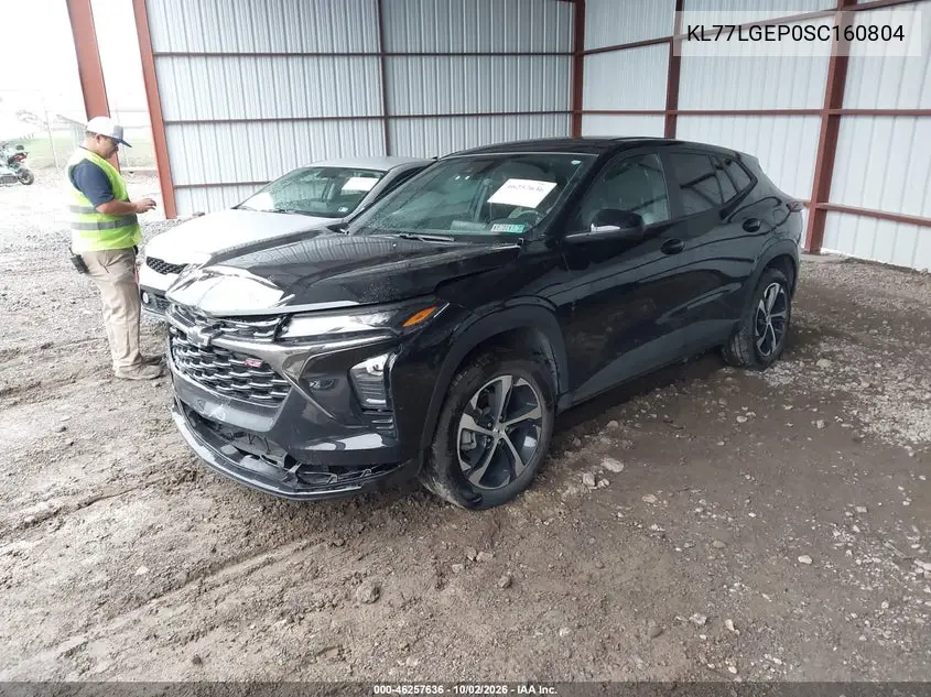 2025 CHEVROLET TRAX VIN KL77LGEP0SC160804 — фото 2
