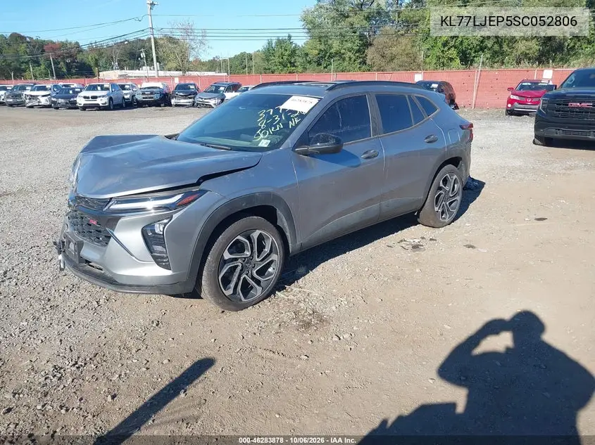2025 CHEVROLET TRAX VIN KL77LJEP5SC052806 — фото 2