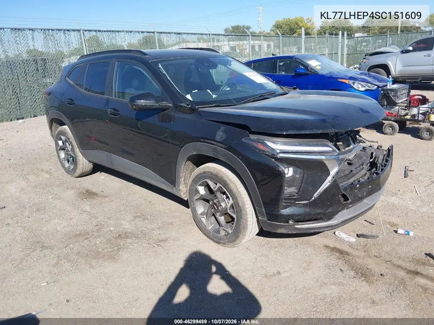 CHEVROLET TRAX 2025, VIN KL77LHEP4SC151609