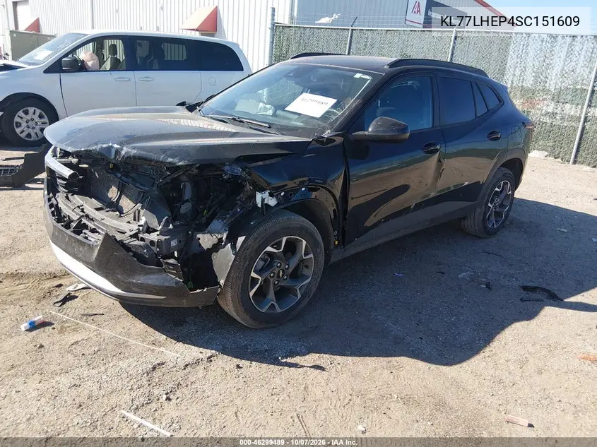 2025 CHEVROLET TRAX VIN KL77LHEP4SC151609 — фото 2