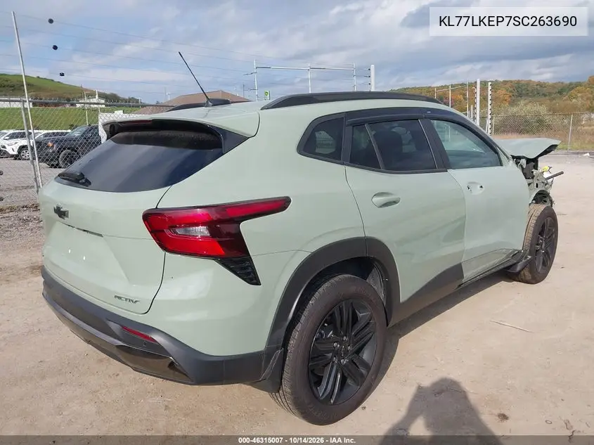 2025 CHEVROLET TRAX VIN KL77LKEP7SC263690 — фото 4