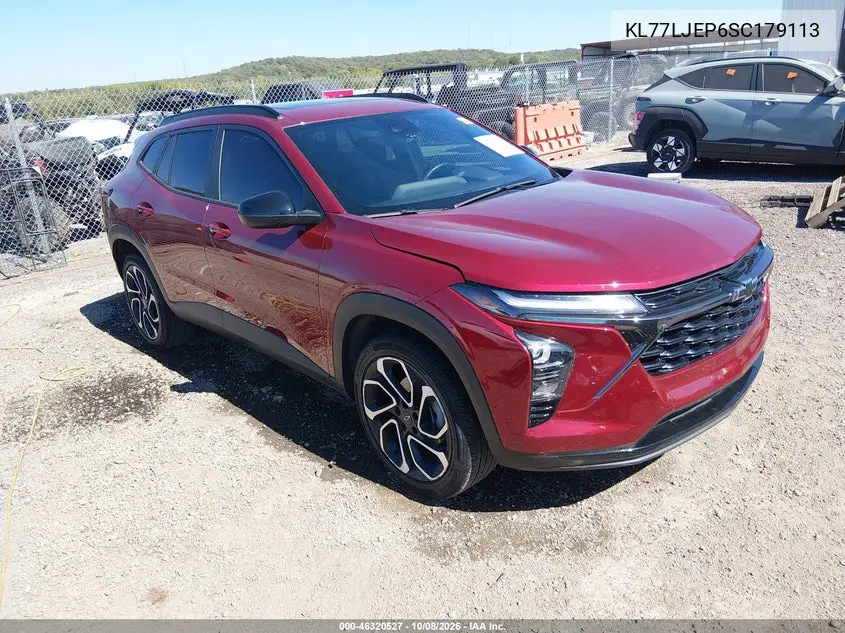 CHEVROLET TRAX 2025, VIN KL77LJEP6SC179113