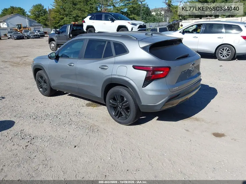 2025 CHEVROLET TRAX VIN KL77LKEP6SC334040 — фото 3