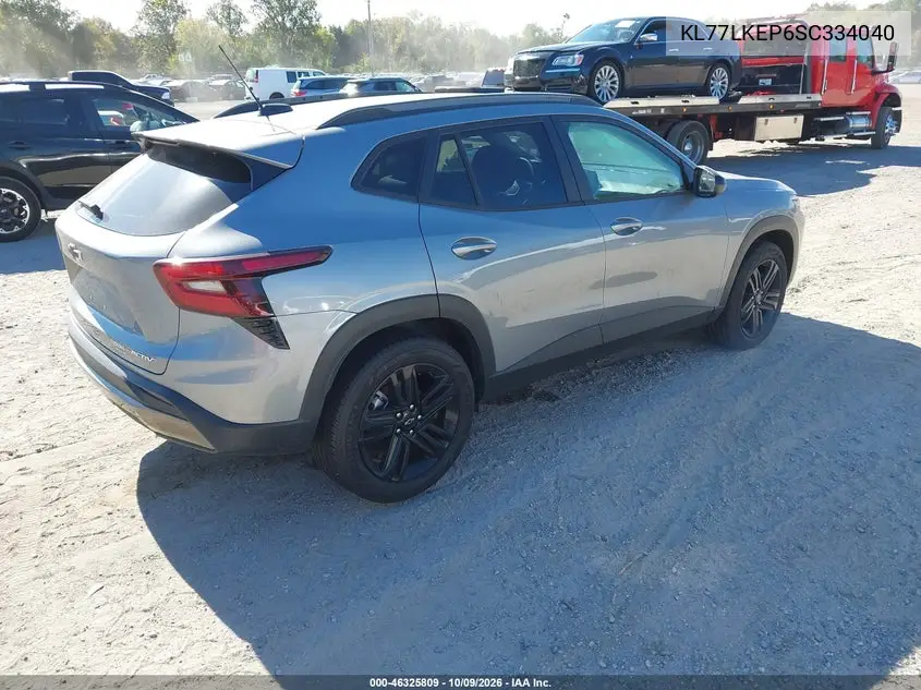 2025 CHEVROLET TRAX VIN KL77LKEP6SC334040 — фото 4