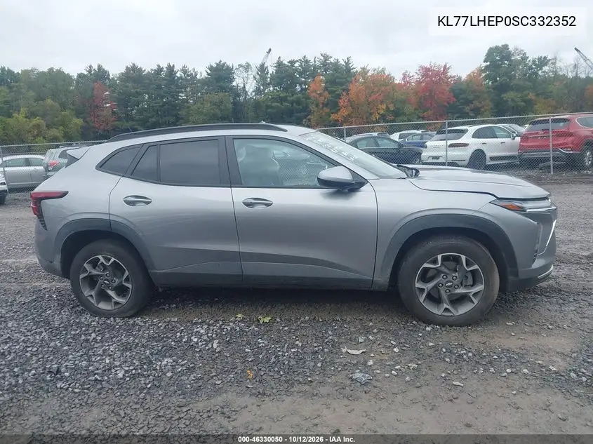 2025 CHEVROLET TRAX VIN KL77LHEP0SC332352 — фото 12