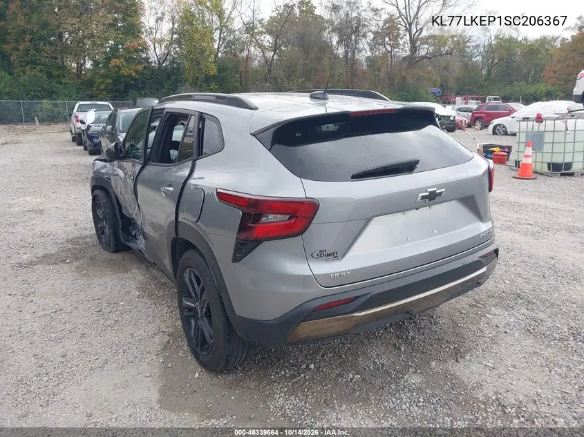 2025 CHEVROLET TRAX VIN KL77LKEP1SC206367 — фото 3