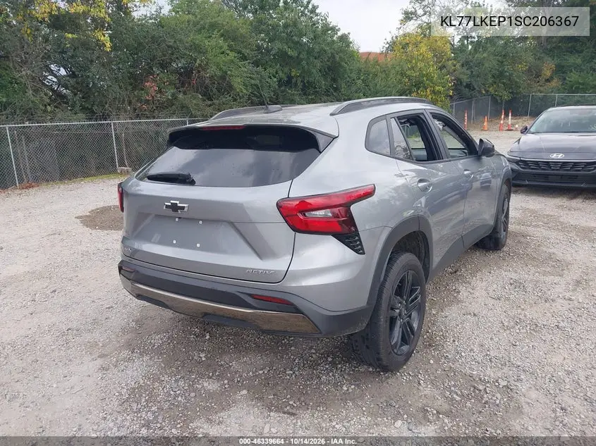 2025 CHEVROLET TRAX VIN KL77LKEP1SC206367 — фото 4